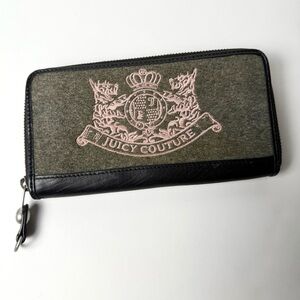 Vintage Juicy Couture Scotties Daydreamer Velour Velvet Emroidered Wallet Y2K
